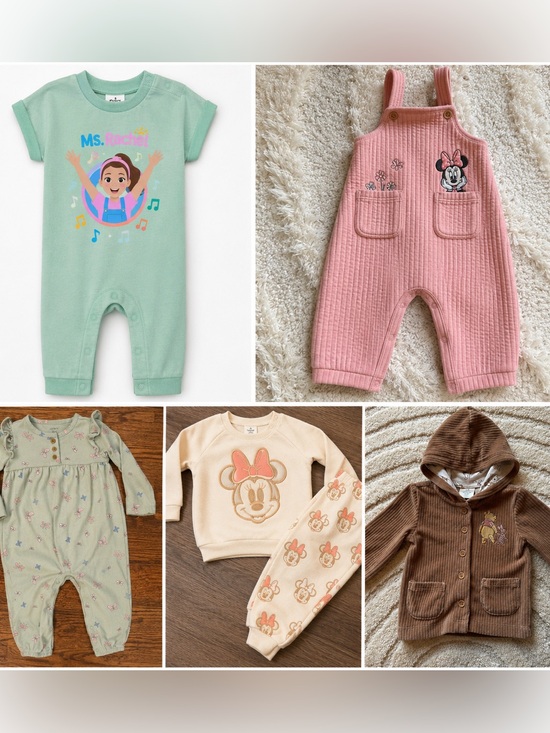 Disney Other - 6-9M Baby Girl Clothes and Matching Sets Bundle